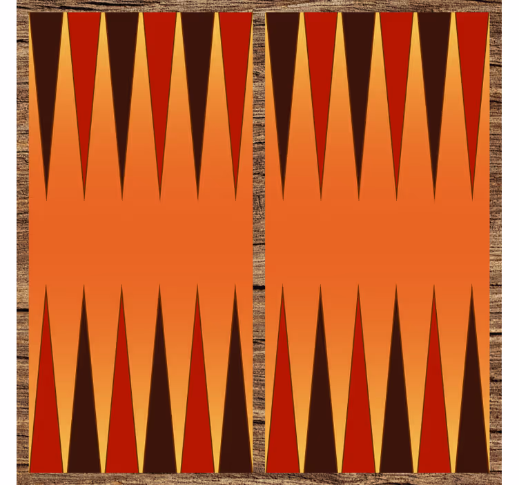 Children room roller blind backgammon vinyl rug - TenStickers