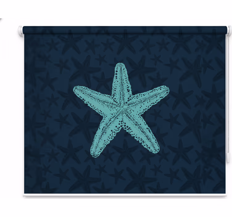 Starfish bluetones children room roller blind - TenStickers