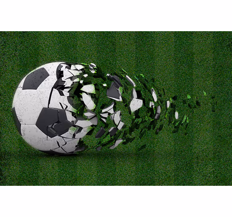 Children room roller blind youth soccer - TenStickers