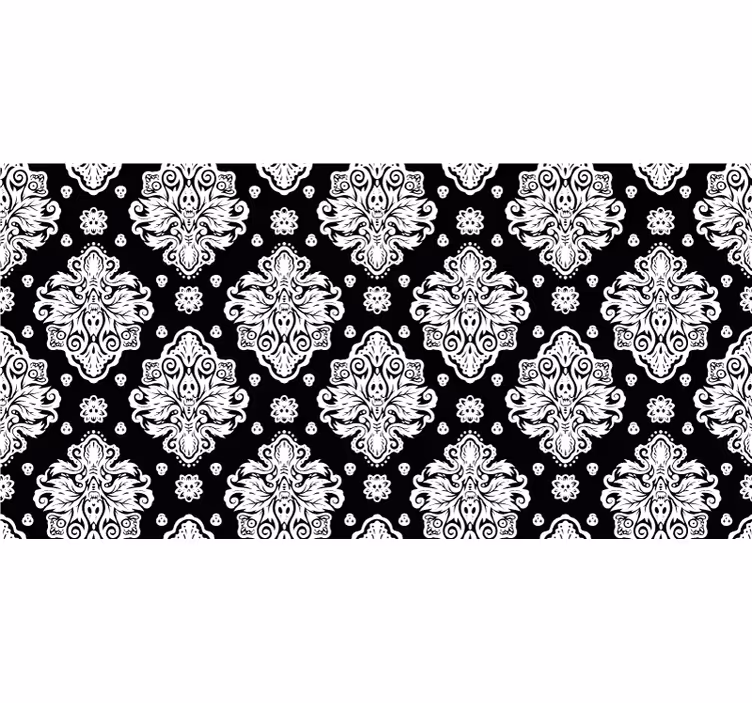 Teenage bedroom roller blind with skull and crossbones - TenStickers