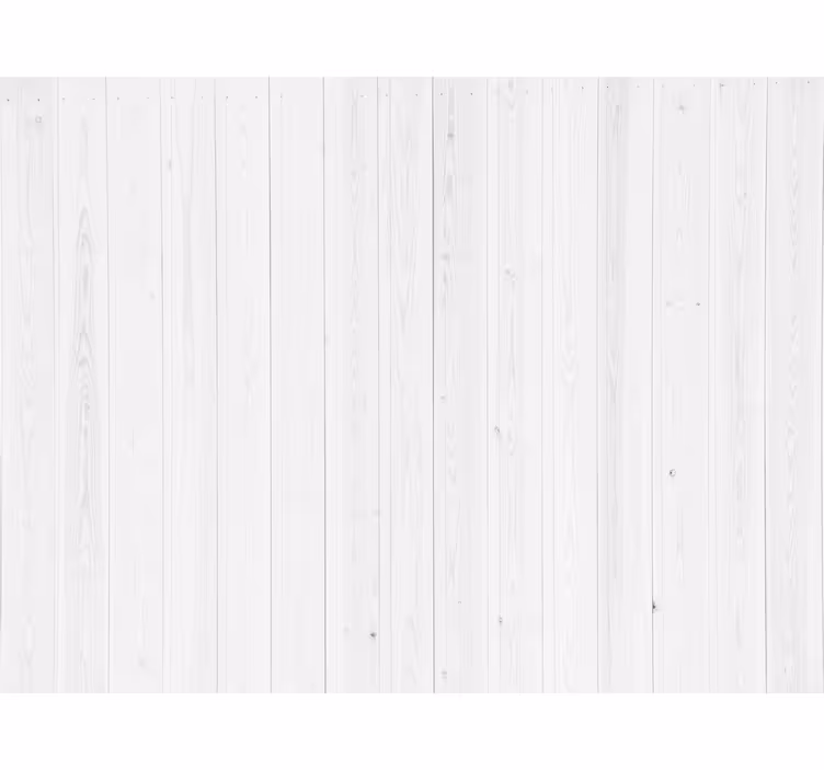 White roller blind white wooden hamptons design - TenStickers