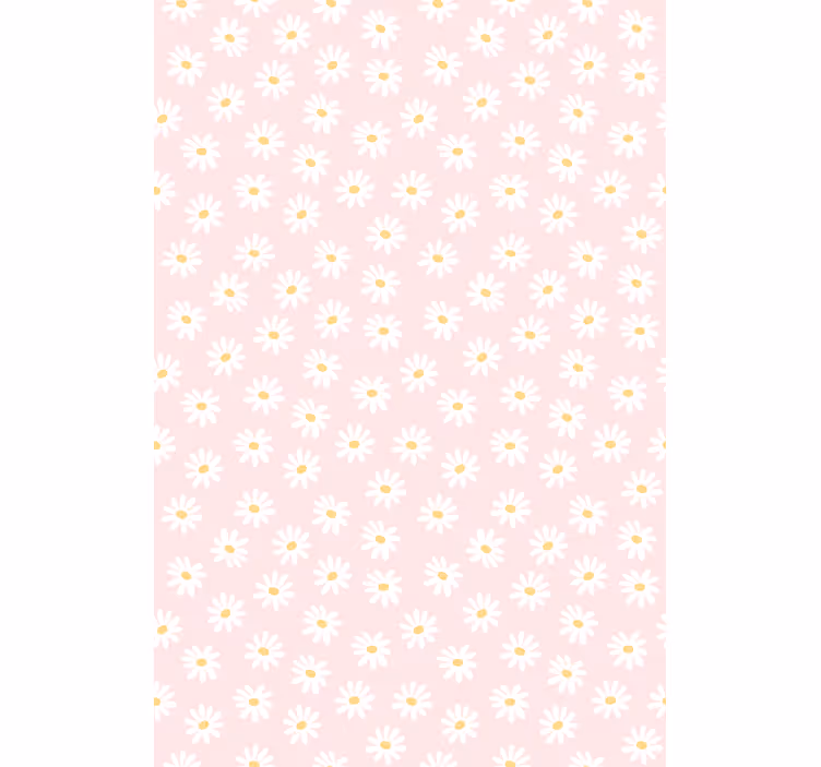 Daisy flower pattern flower roller blind - TenStickers