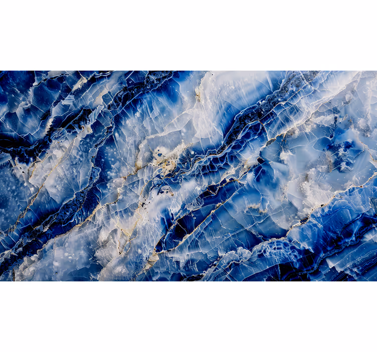Dark blue texture and pattern roller blind - TenStickers