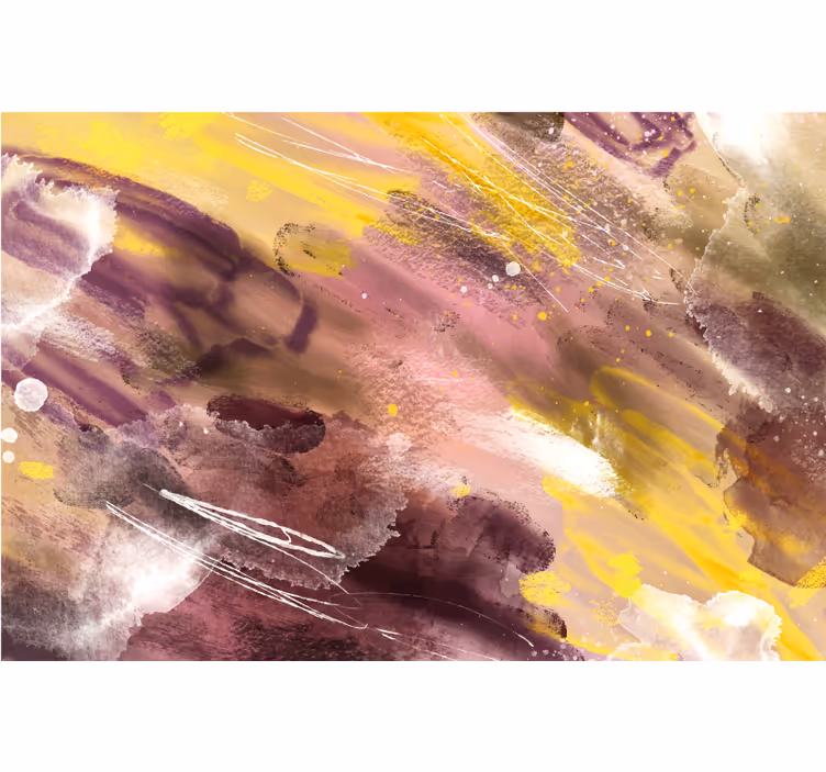 Abstract brush strokes office roller blind - TenStickers
