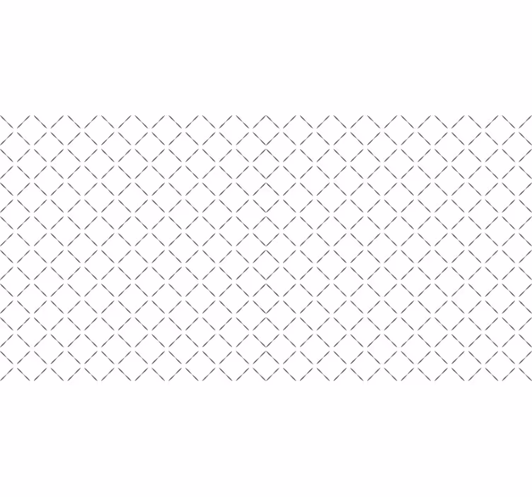 Gray roller blind with nordic diamonds pattern - TenStickers