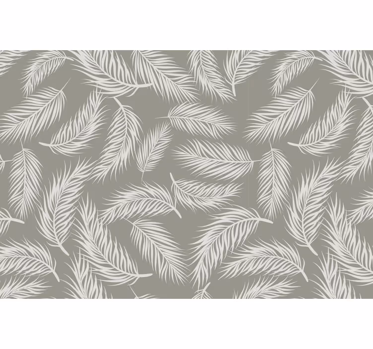 Gray roller blind tropical beige hamptons design - TenStickers