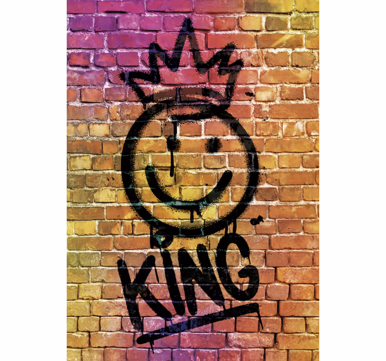 Teenage bedroom roller blind urban street art print - TenStickers
