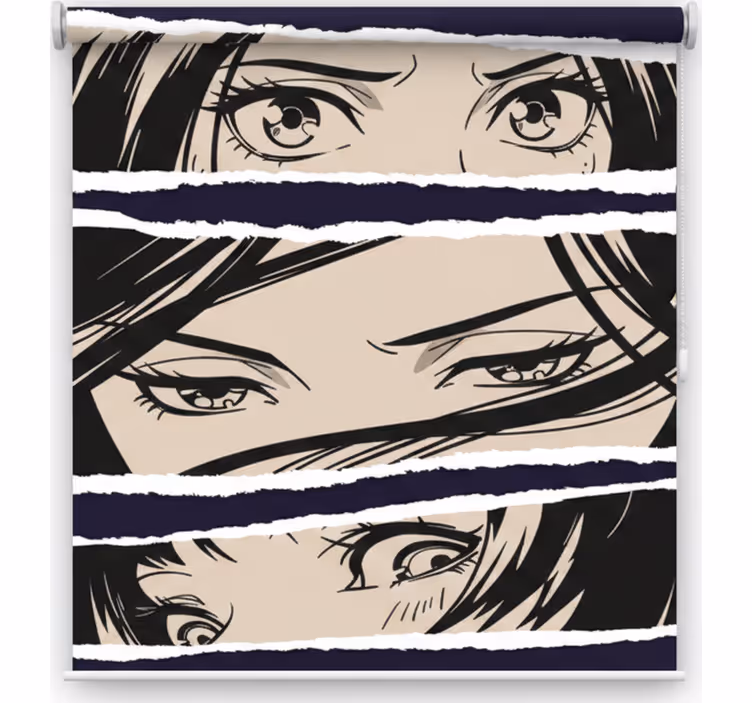 Anime teenage bedroom roller blind - TenStickers