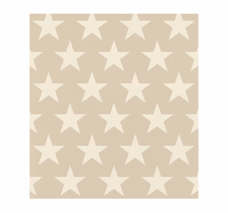 Teenage bedroom roller blind with beige star pattern - TenStickers