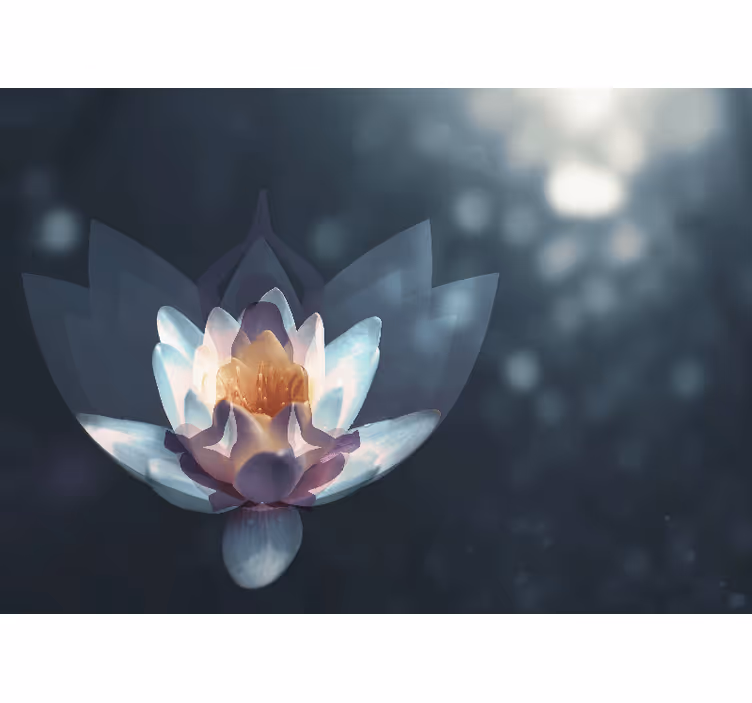 Zen roller blind for relaxing meditation background - TenStickers