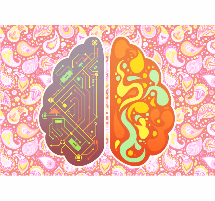 Zen roller blind with paisley pattern design - TenStickers