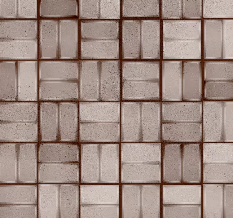 Brown roller blind textured stone design - TenStickers
