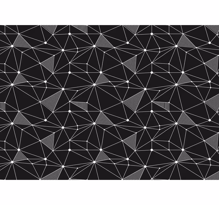 Outdoor roller blind in black irregular shape - TenStickers