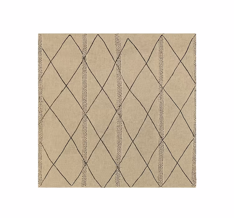 Outdoor roller blind in moroccan diamond pattern - TenStickers