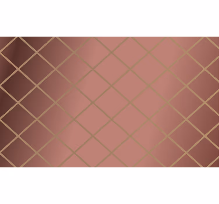 Outdoor roller blind in pink with golden diamonds - TenStickers