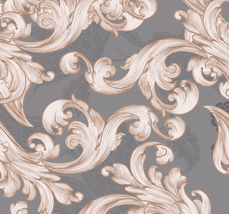 Outdoor roller blind in gray beauty wallpaper - TenStickers