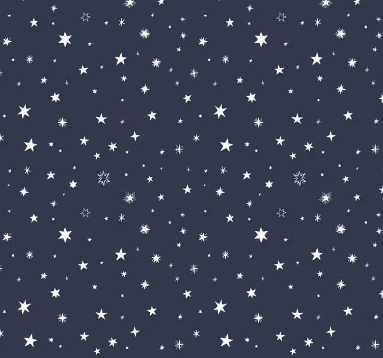 Teenage bedroom roller blind night sky design - TenStickers