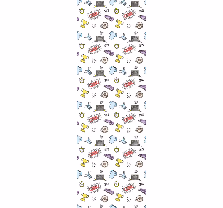 Teenage bedroom roller blind world cup soccer design - TenStickers