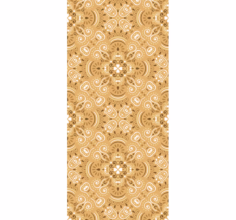 Teenage bedroom roller blind with vintage beige design - TenStickers