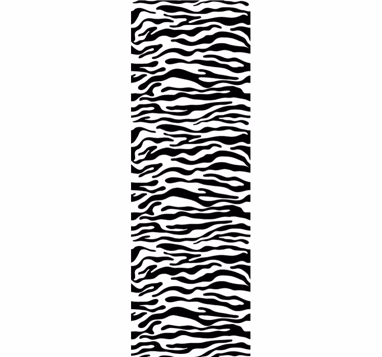 Teenage bedroom roller blind zebra pattern - TenStickers