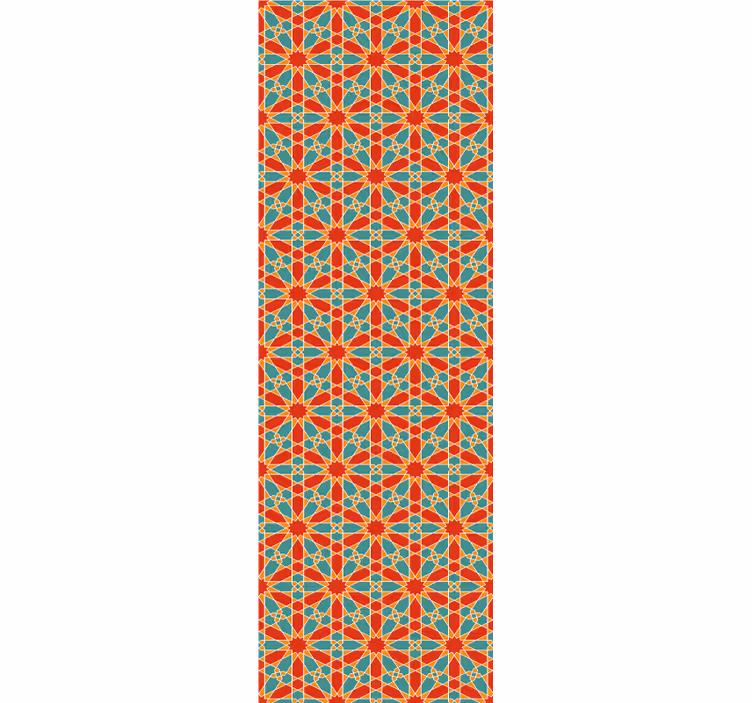 Teenage bedroom roller blind seamless arabic pattern - TenStickers