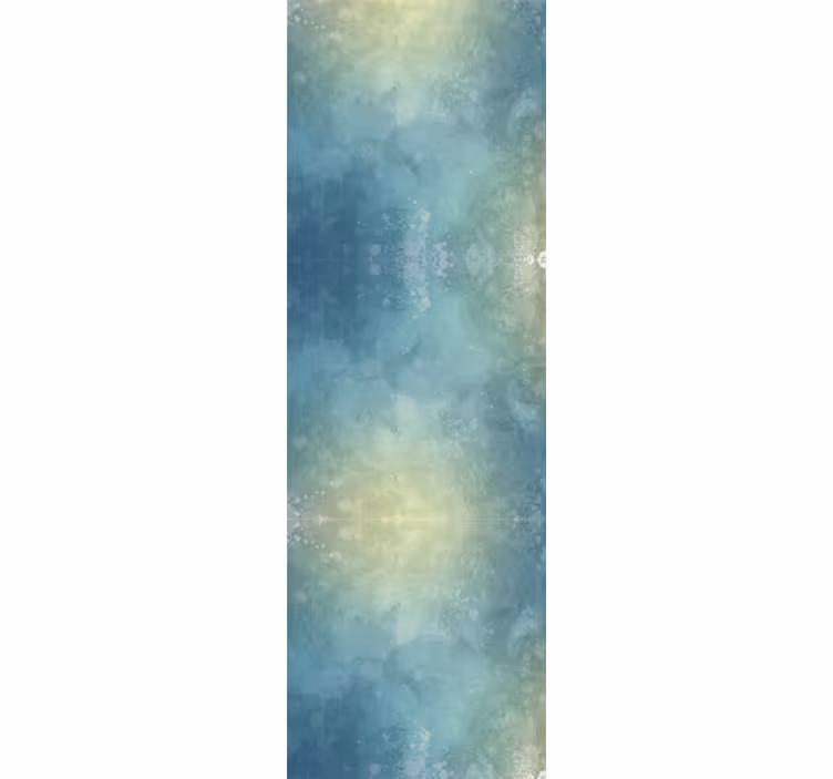 Teenage bedroom roller blind in eclectic blue sketch - TenStickers