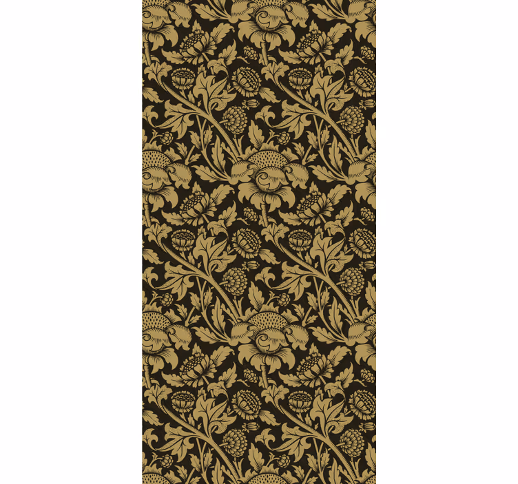 Classic roller blind vintage french floral design - TenStickers