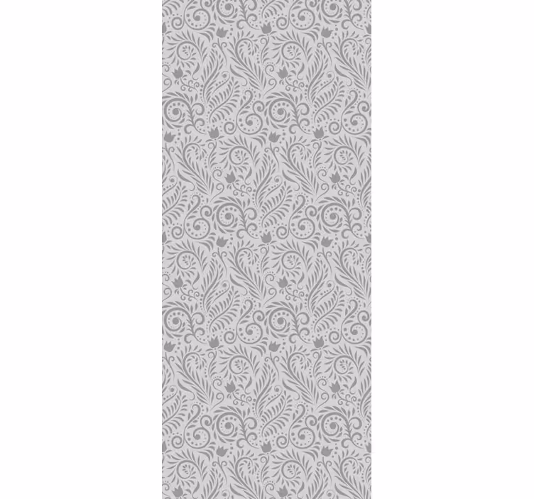 Classic roller blind vintage floral pattern - TenStickers