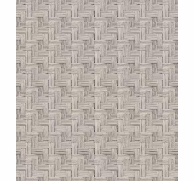Gray handmade wicker effect hallway roller blind - TenStickers