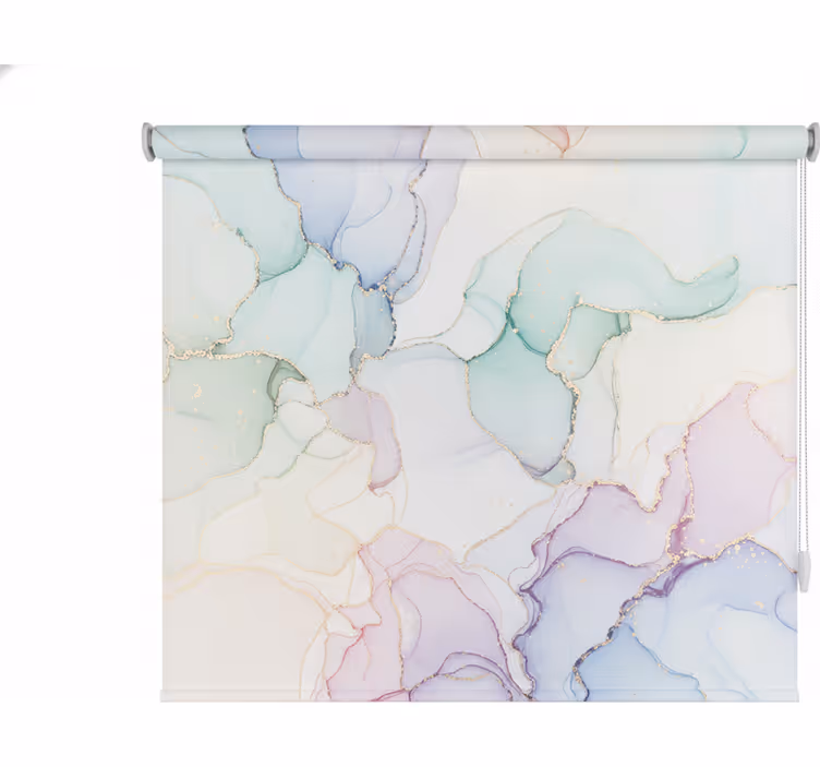 Pastel color bathroom roller blind - TenStickers