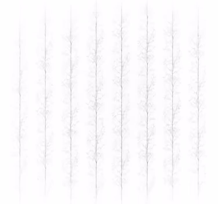 White roller blind with screen trees design - TenStickers