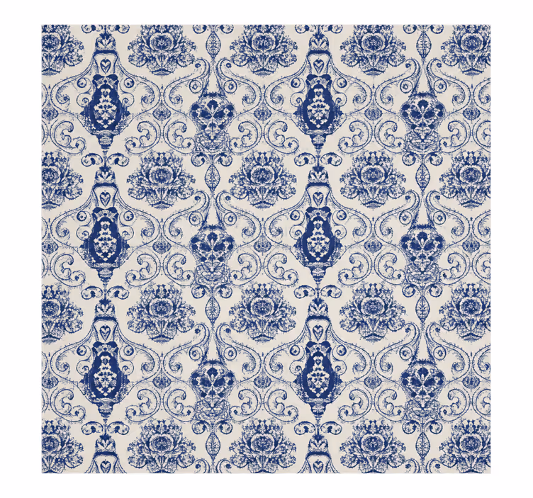 Master bedroom roller blind width 140 porcelain pattern - TenStickers
