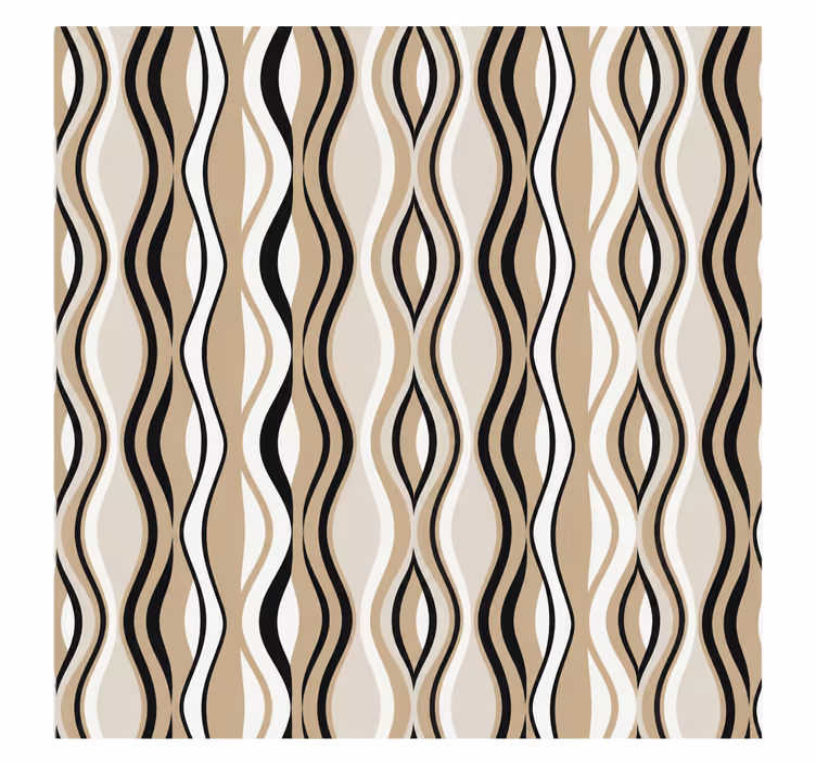 Kitchen roller blind width 130 curly pattern - TenStickers