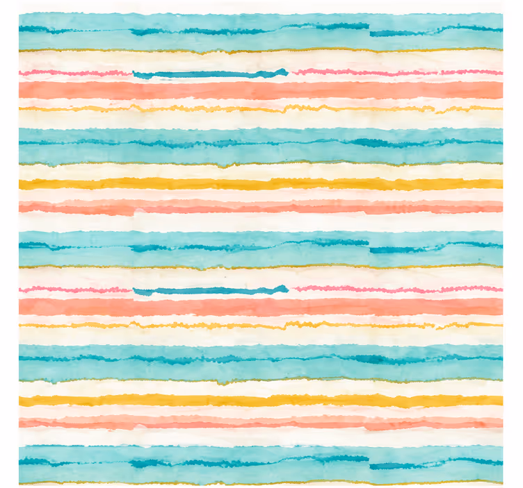 Kitchen roller blind 250 cm wide summer stripes - TenStickers