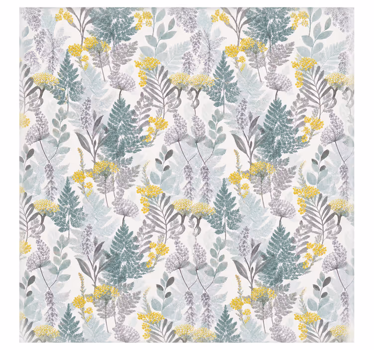 Kitchen roller blind width 170 forest plants - TenStickers