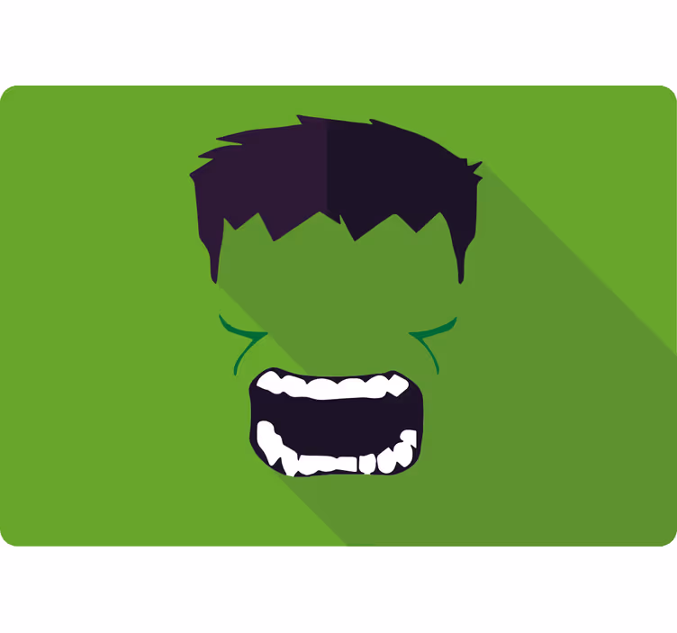Superhero roller blind green hero - TenStickers