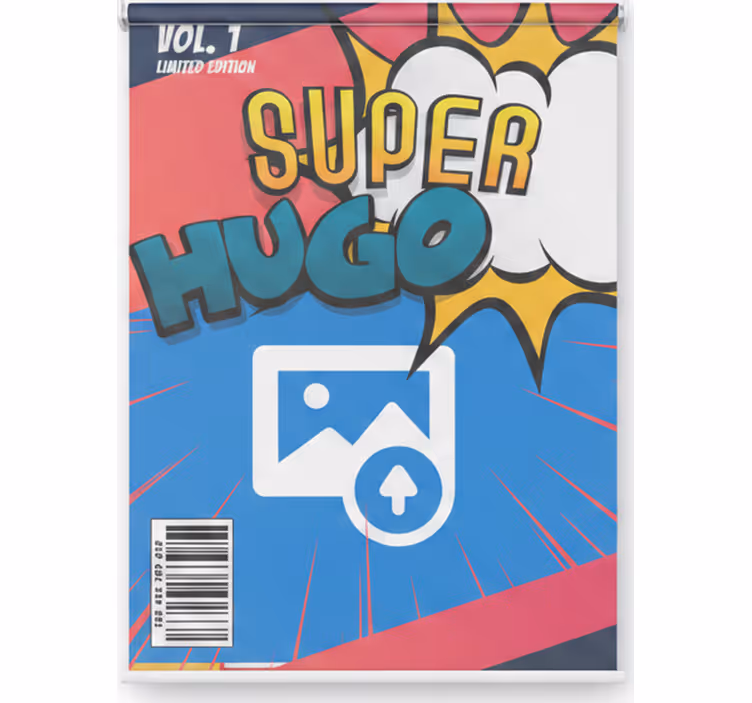 Custom comic superhero roller blind - TenStickers