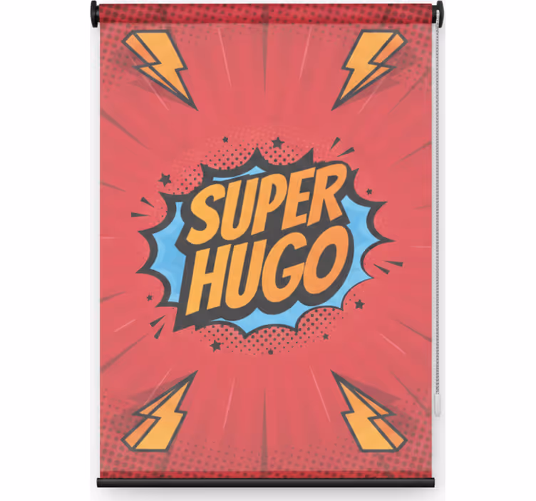 Superhero roller blind for kids - TenStickers