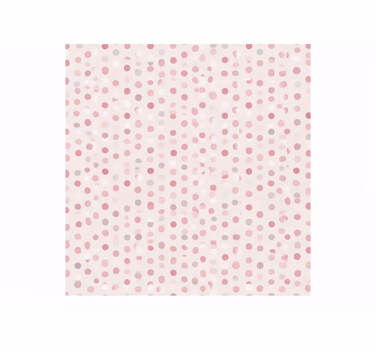 Pink roller blind with small polka dot pattern - TenStickers