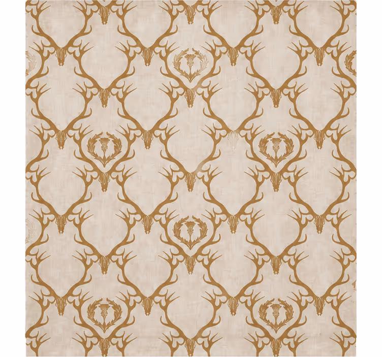 Master bedroom roller blind with luxurious deer pattern - TenStickers