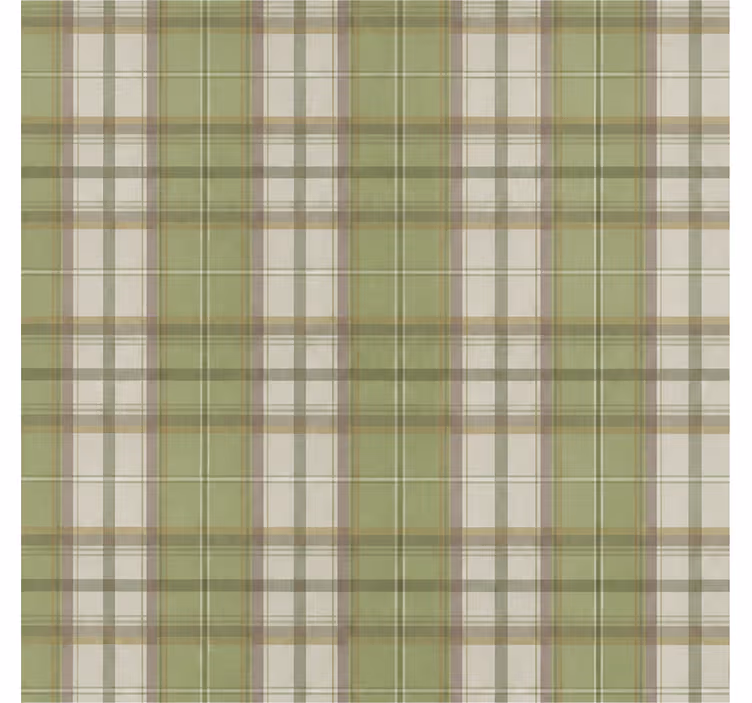 Green roller blind tartan kilt design - TenStickers