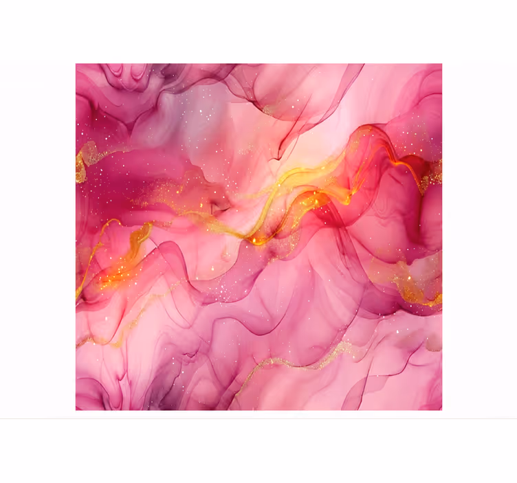 Pink roller blind pure abstract marbles design - TenStickers