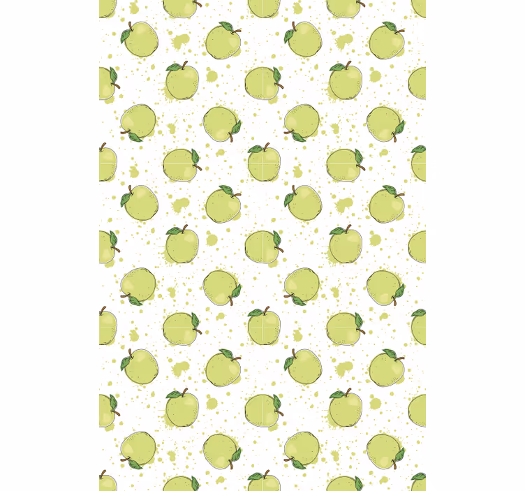 Green Apple Array fruit and vegetable roller blind - TenStickers