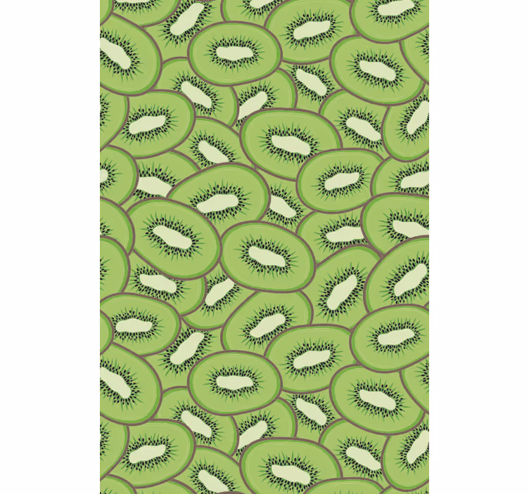 Sliced Kiwi Pattern fruit and vegetable roller blind - TenStickers