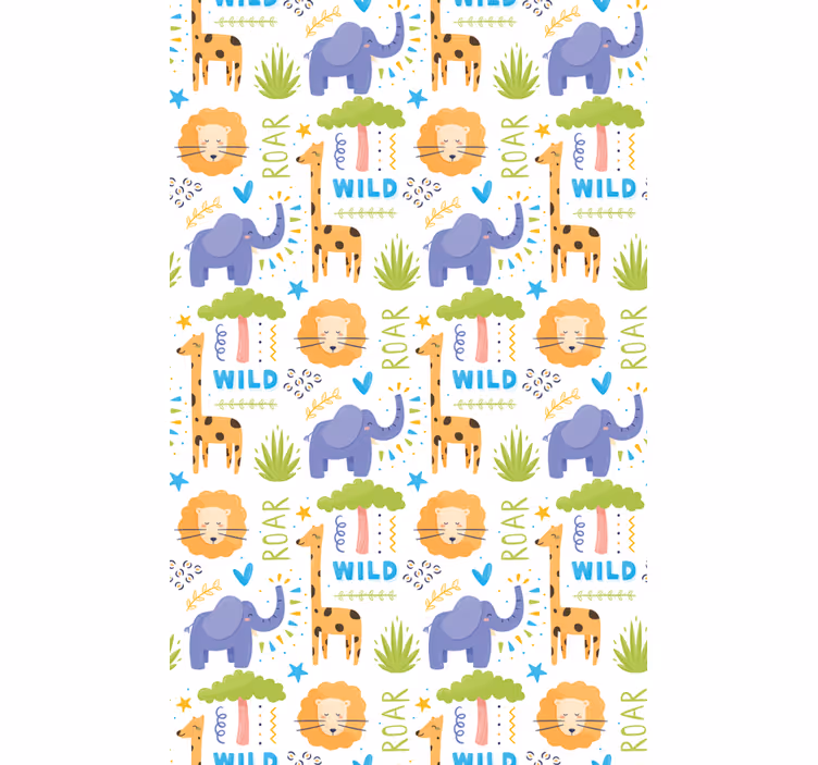 Jungle animals Childrens blind - TenStickers