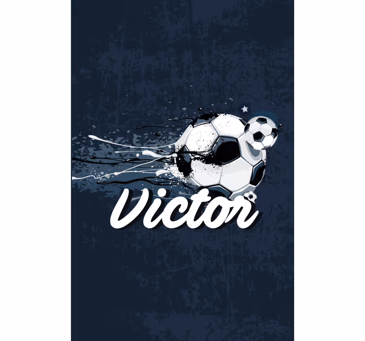 Original design with name Football blind - TenStickers