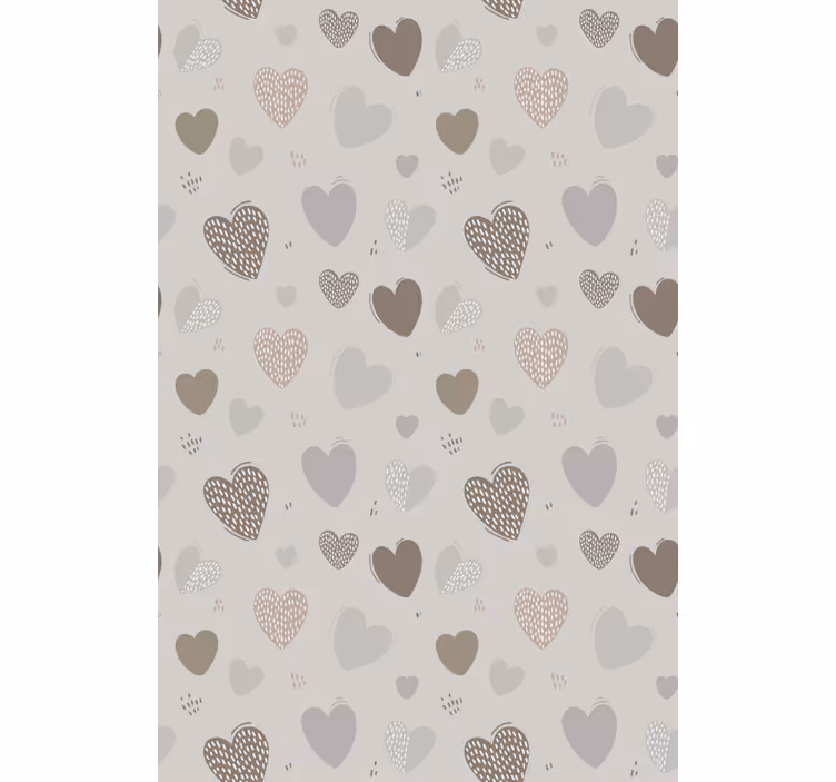 Gray Pattern romantic roller blind - TenStickers