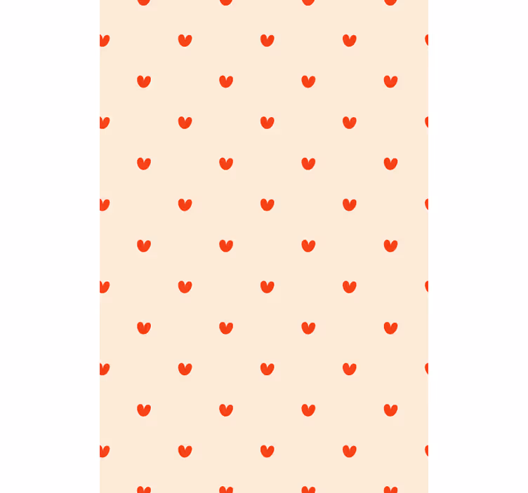 Heart Pattern Simplicity romantic roller blind - TenStickers