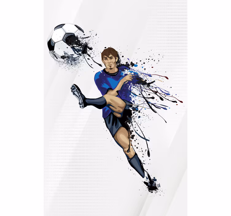 Action Kick sports roller blind - TenStickers