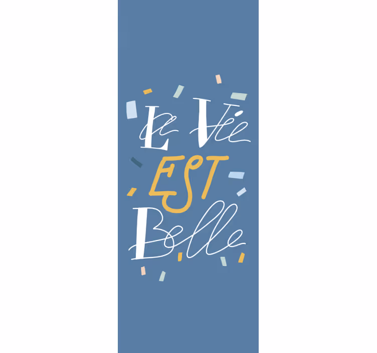 Elegant text Master bedroom blind - TenStickers